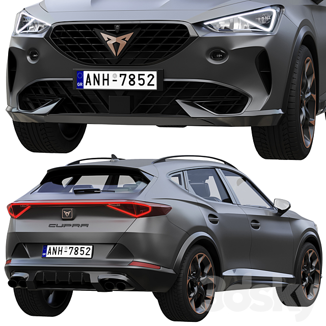 Cupra Formentor 2021 3DSMax File - thumbnail 4