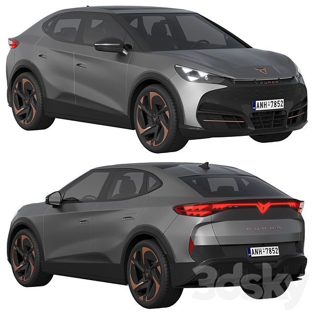 Cupra Tavascan 3ds Max - thumbnail 1