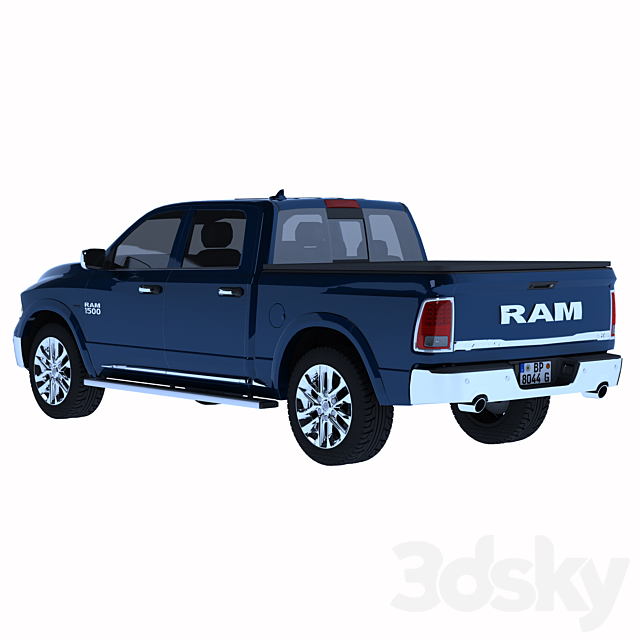 Dodge Ram 1500 3DS Max Model - thumbnail 2