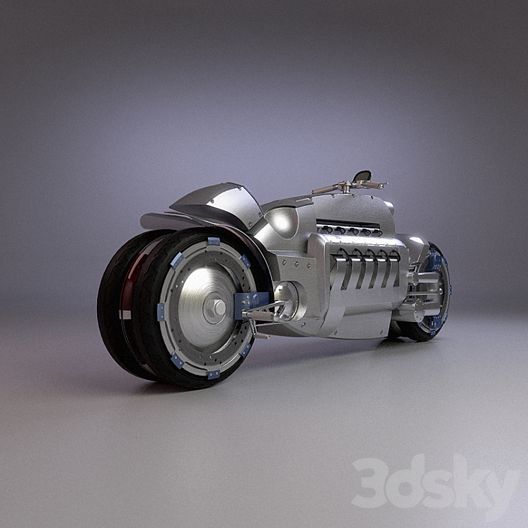 Dodge Tomahawk Concept 2003 3DS Max - thumbnail 1