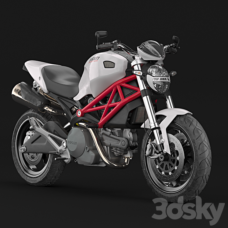 Ducati Monster 696 3DS Max - thumbnail 1