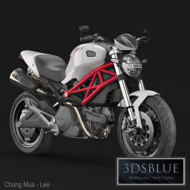 Ducati Monster 696 3DS Max - thumbnail 3