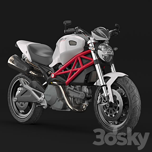 Ducati Monster 696 3DSMax File - thumbnail 1