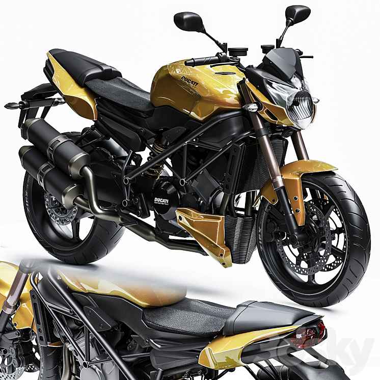 Ducati Street Fighter 3DS Max - thumbnail 1