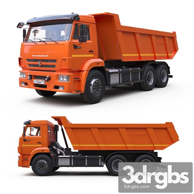 Dump truck on the kamaz-65115 chassis. - thumbnail 1