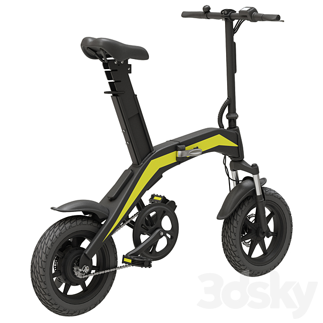 Electric Bike Like.Bike Neo 3DS Max Model - thumbnail 2