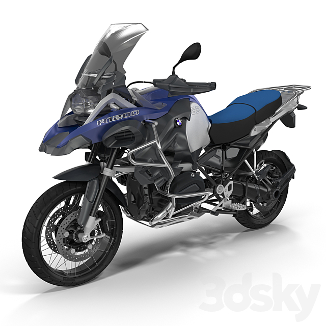 Enduro BMW R1200GS Adventure 2014 3ds Max - thumbnail 1