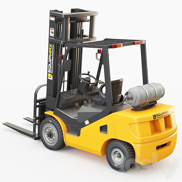 EQUIPMAX 3000 Forklift 3DSMax File - thumbnail 3