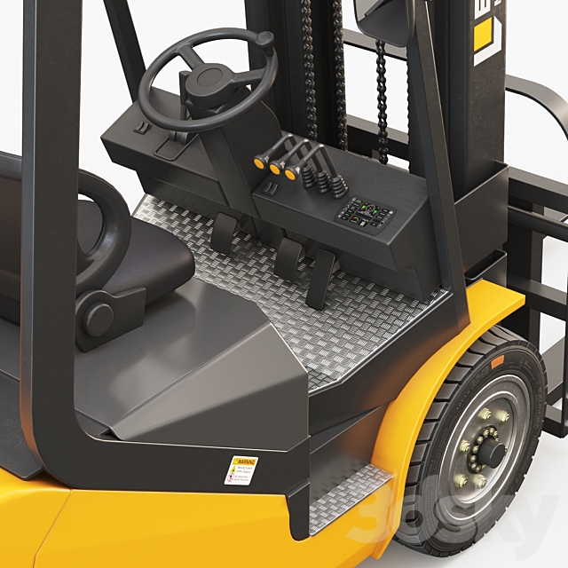 EQUIPMAX 3000 Forklift 3DSMax File - thumbnail 4