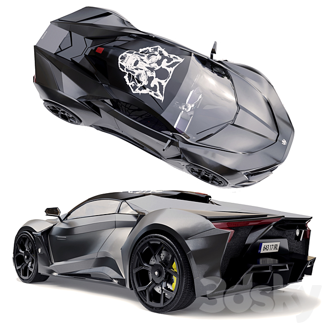 Fenyr Supersport Wmotors 3DS Max Model - thumbnail 3