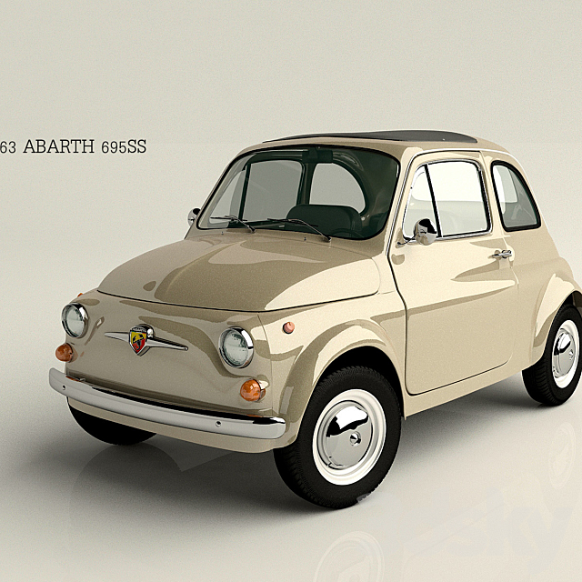 Fiat ABARTH 695SS 1963 3DSMax File - thumbnail 1
