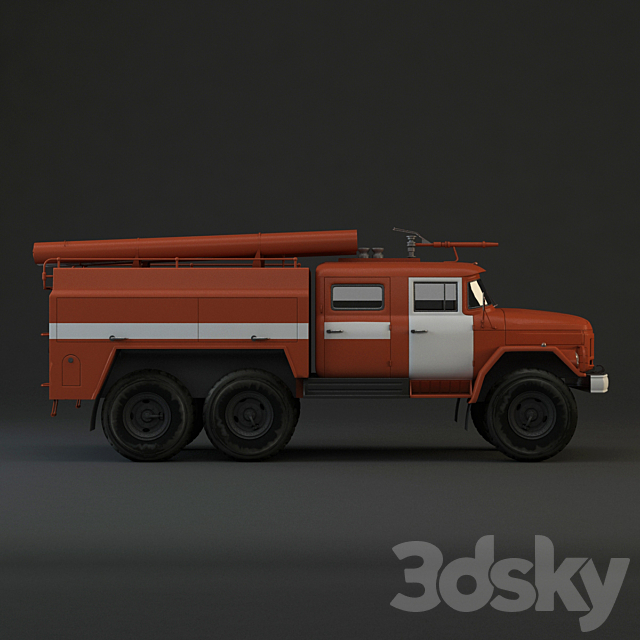 Fire truck 3ds Max - thumbnail 1