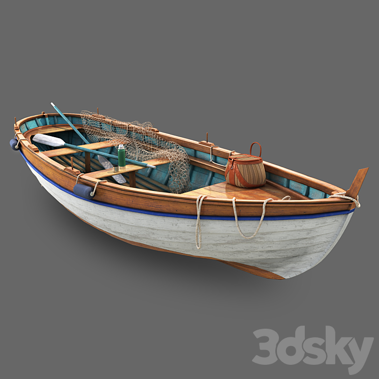 fishing boat 3DS Max - thumbnail 1