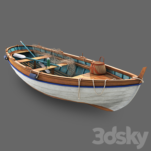 fishing boat 3DSMax File - thumbnail 1