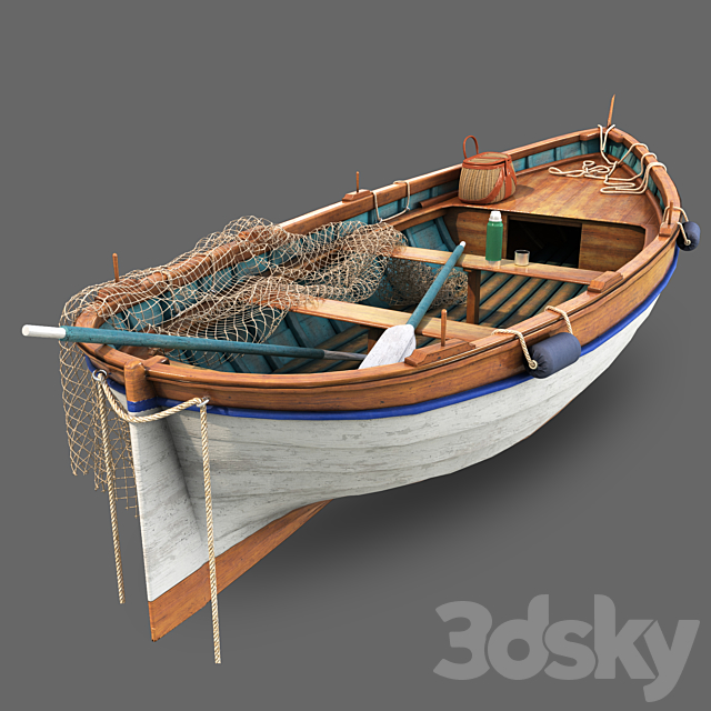 fishing boat 3DSMax File - thumbnail 2