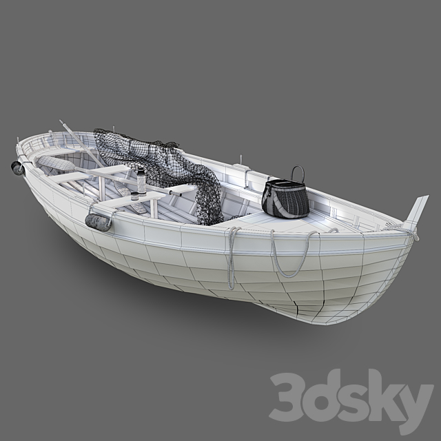 fishing boat 3DSMax File - thumbnail 3