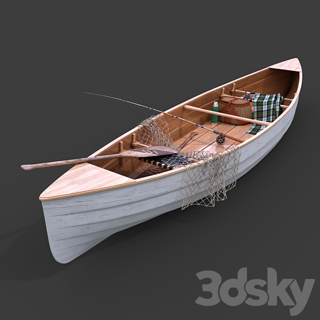 Fishing boat 3DSMax File - thumbnail 1