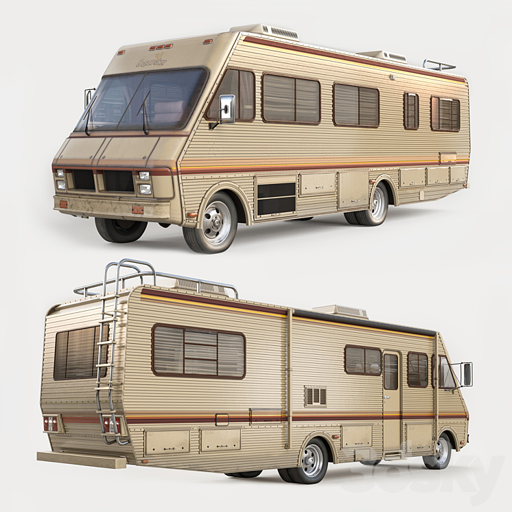 Fleetwood Bounder 1986 3DS Max - thumbnail 2