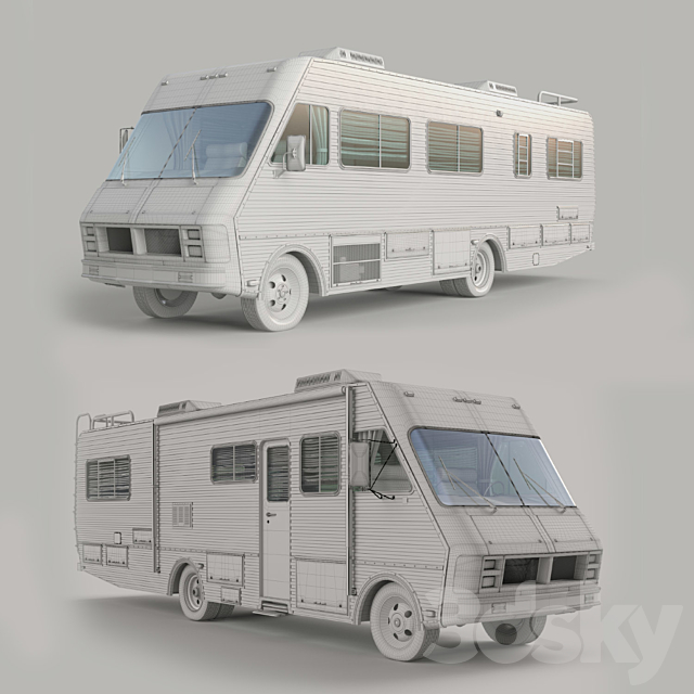 Fleetwood Bounder 1986 3DSMax File - thumbnail 3