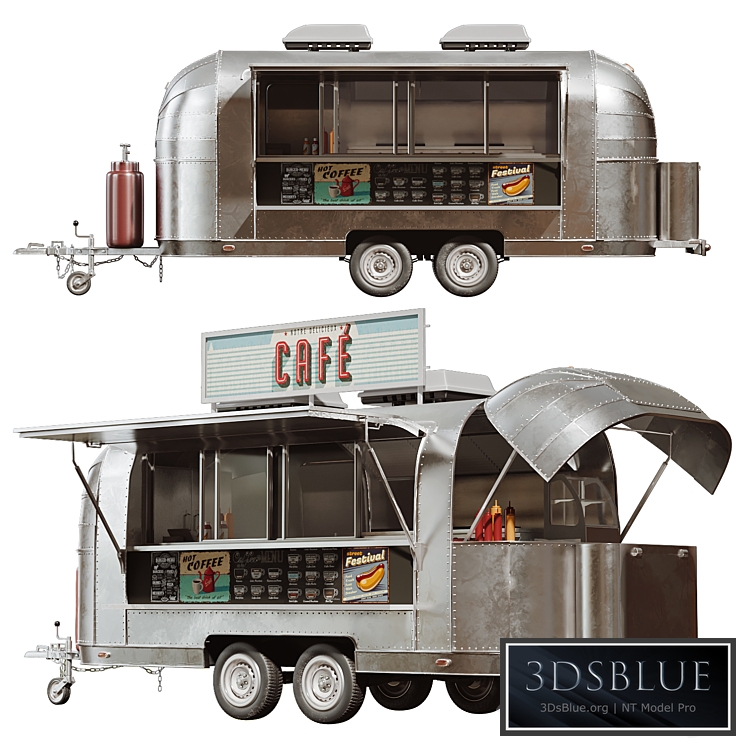 food truck 3DS Max - thumbnail 3