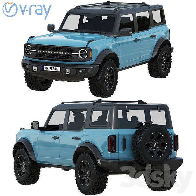 Ford Bronco 2021 3DSMax File - thumbnail 2