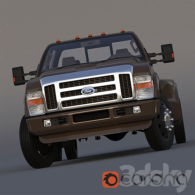 Ford F-450 3ds Max - thumbnail 1