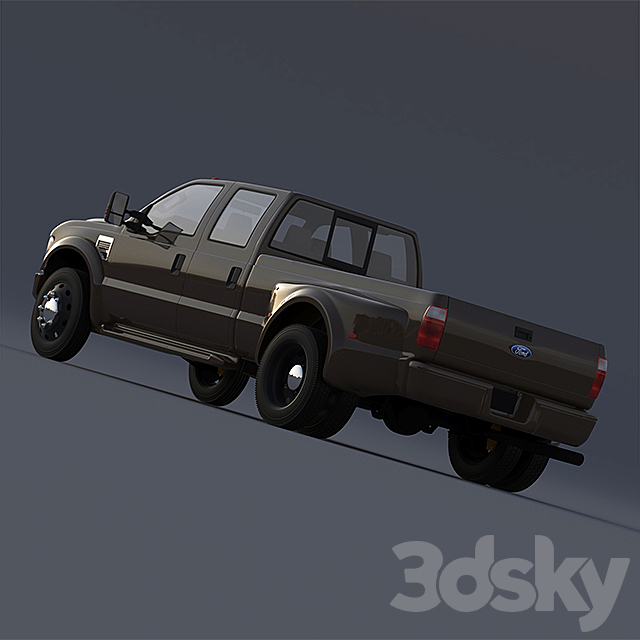 Ford F-450 3ds Max - thumbnail 3