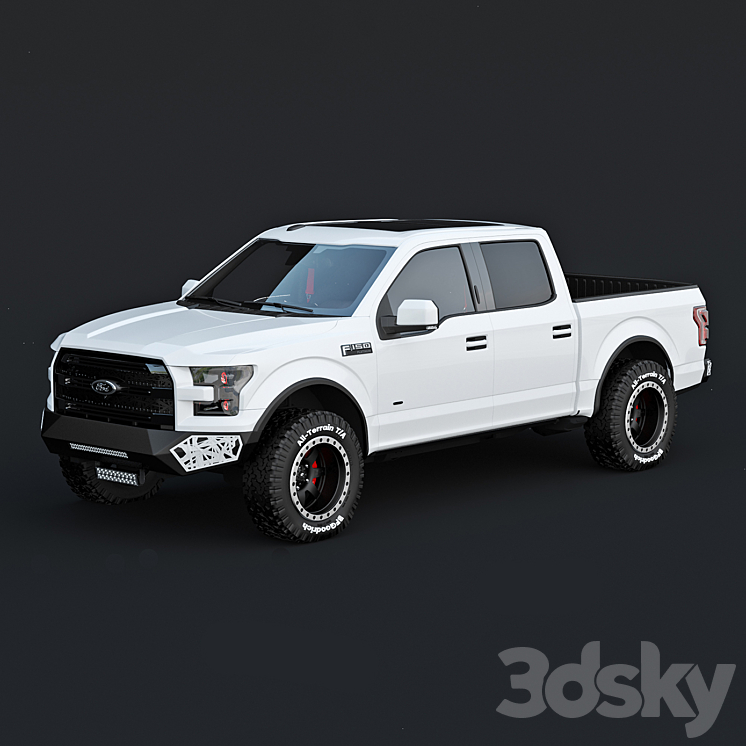 Ford F150 Raptor 3DS Max - thumbnail 1