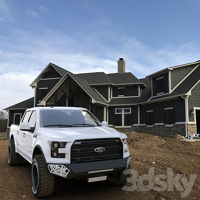 Ford F150 Raptor 3DSMax File - thumbnail 3