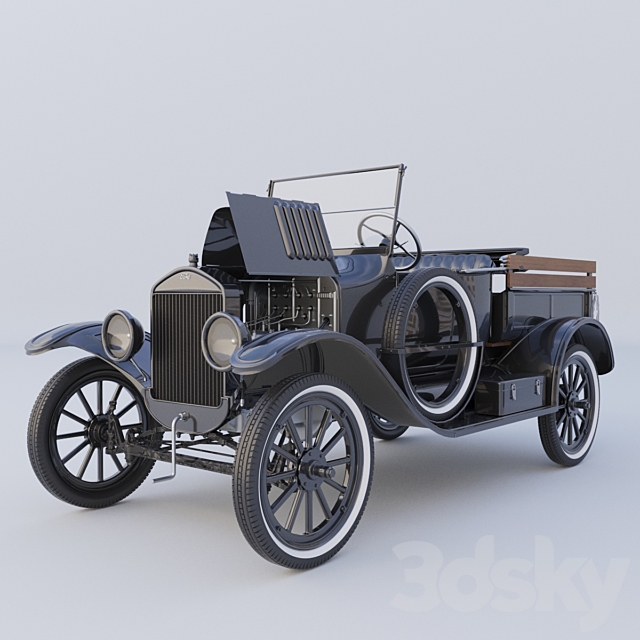 Ford T 3ds Max - thumbnail 1