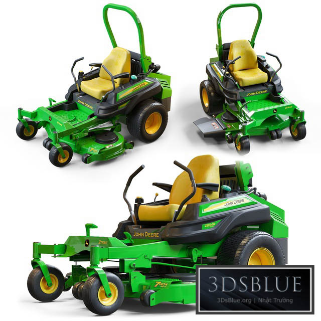 Garden tractor Z994R 3DS Max - thumbnail 3