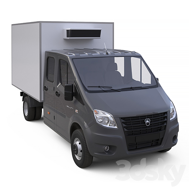 Gazelle NEXT (double row cab) 3DSMax File - thumbnail 1