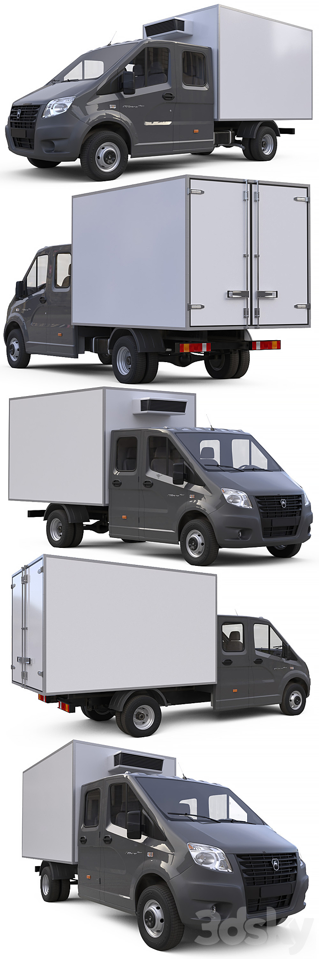 Gazelle NEXT (double row cab) 3DSMax File - thumbnail 2