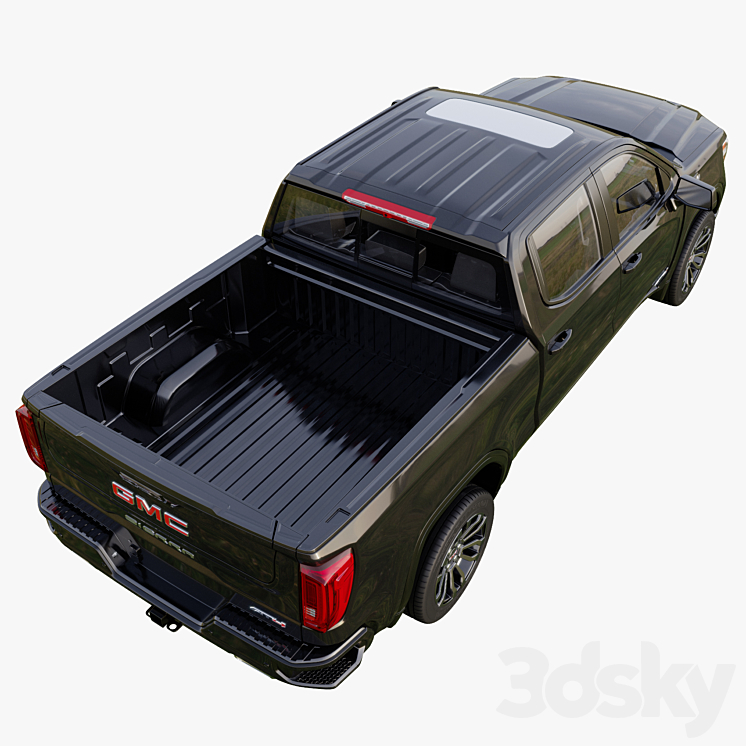 GMC Sierra AT4 2020 3DS Max - thumbnail 2