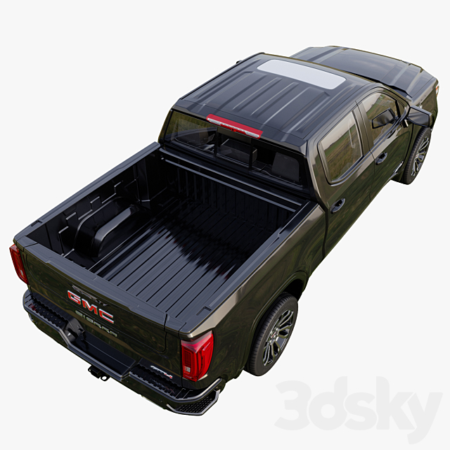 GMC Sierra AT4 2020 3DSMax File - thumbnail 2