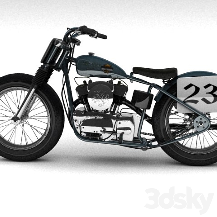 Harley Davidson 3DS Max - thumbnail 1