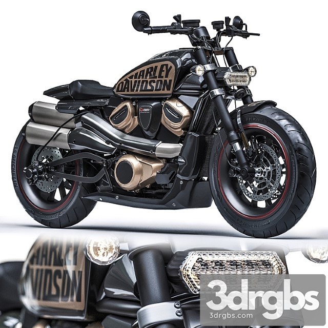 Harley Davidson 9 3dsmax Download - thumbnail 1