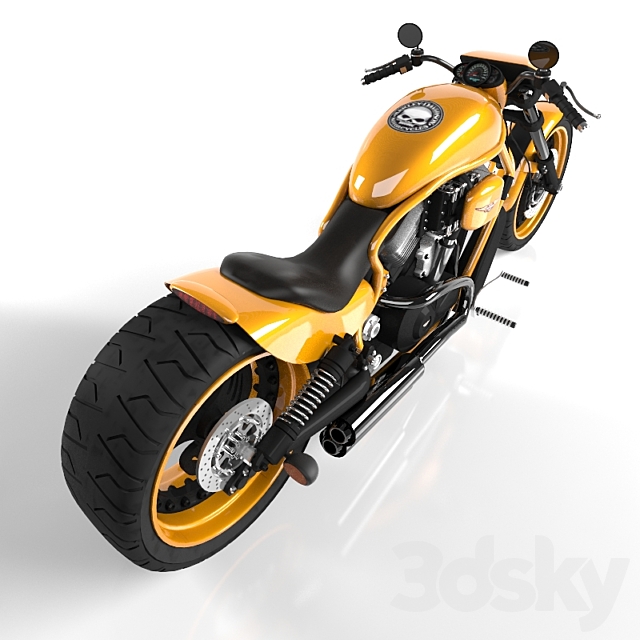 Harley Davidson Concept 3DSMax File - thumbnail 2