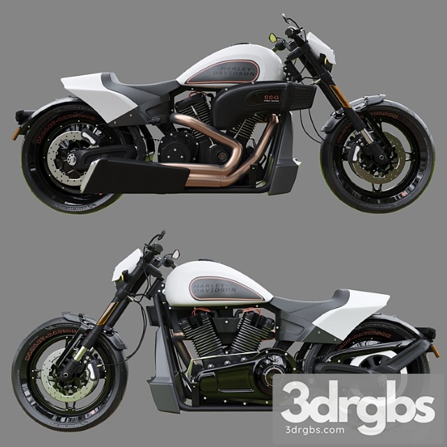 Harley-davidson fxdr 114 3dsmax Download - thumbnail 1