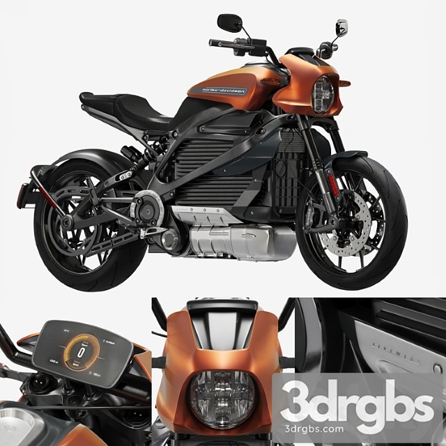 Harley Davidson Livewire 3dsmax Download - thumbnail 1