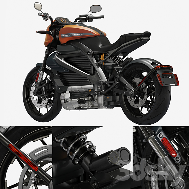 Harley davidson livewire 3DSMax File - thumbnail 2