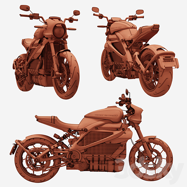 Harley davidson livewire 3DSMax File - thumbnail 5