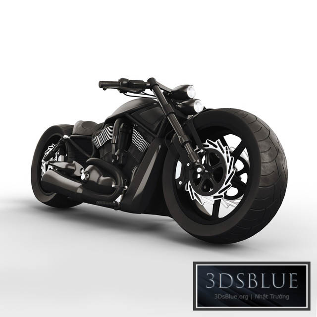 Harley-davidson night rod special 3DS Max - thumbnail 3