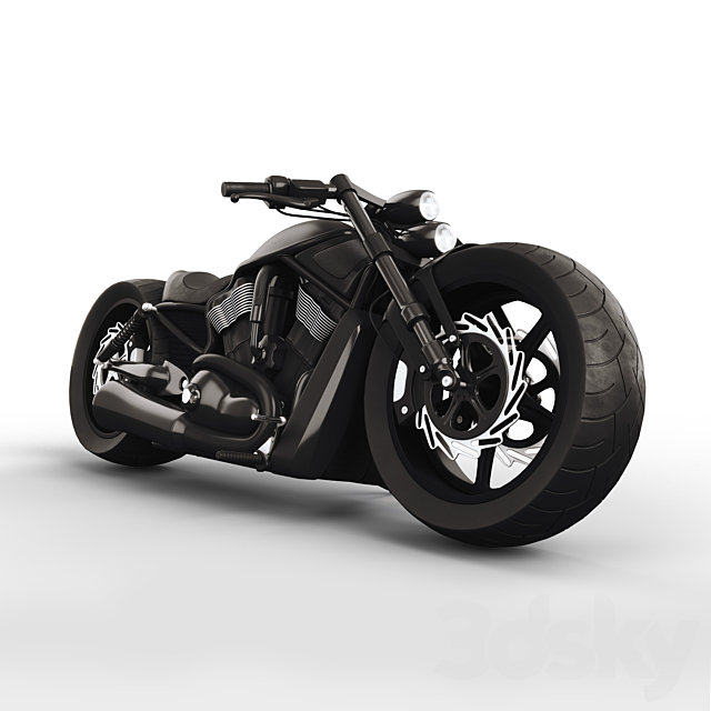 Harley-davidson night rod special 3DSMax File - thumbnail 1