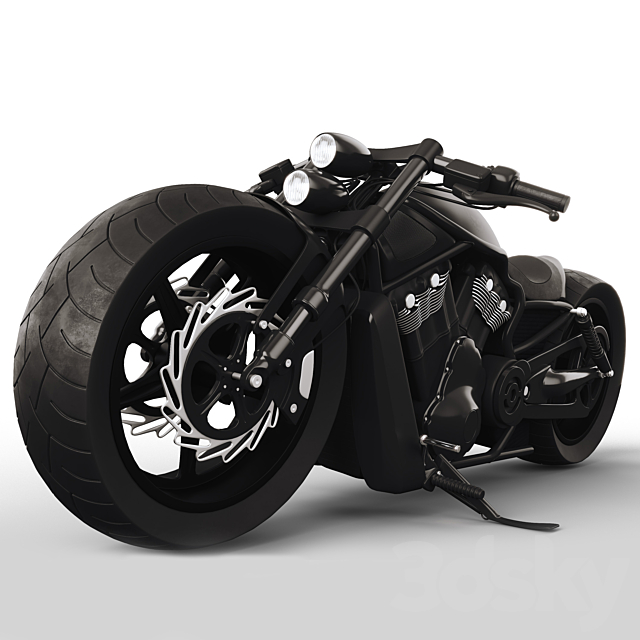 Harley-davidson night rod special 3DSMax File - thumbnail 3