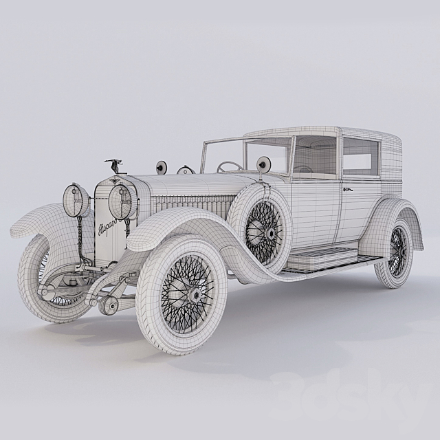 Hispano Suiza 3DS Max Model - thumbnail 2