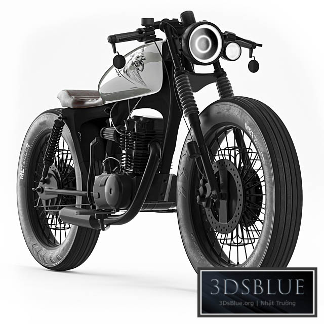 Honda CG125 Motorcycle 3DS Max - thumbnail 3