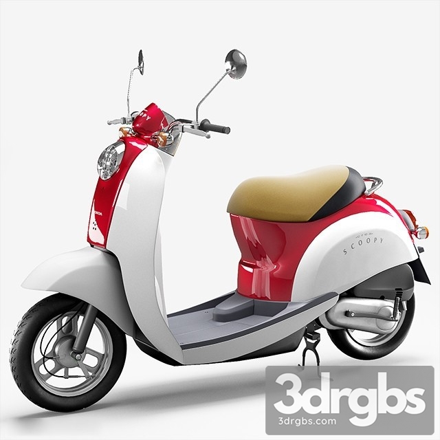 Honda Crea Scoopy 3dsmax Download - thumbnail 1