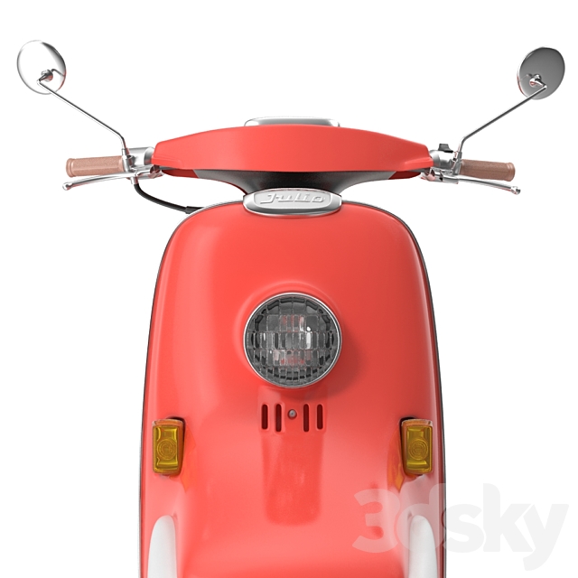 Honda Julio Scooter 3DS Max Model - thumbnail 3