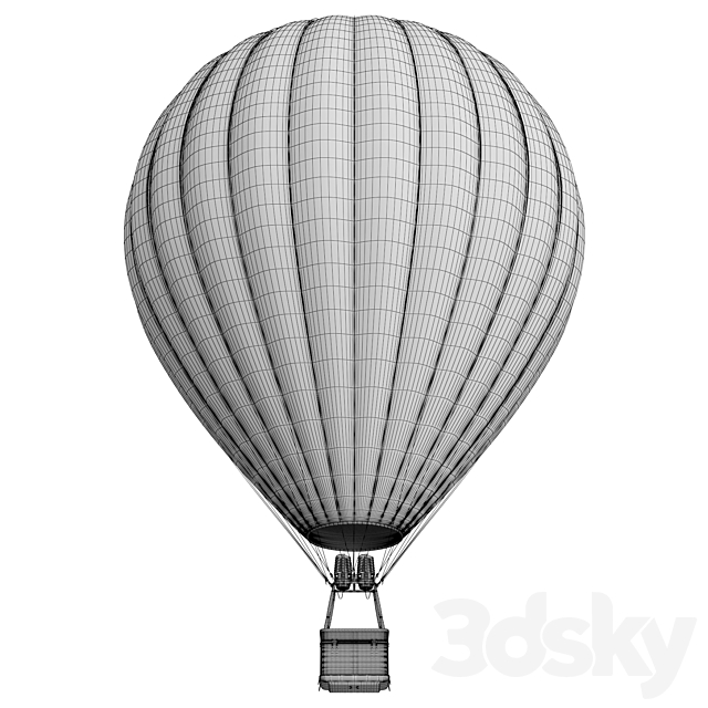 Hot air balloons 3DSMax File - thumbnail 2